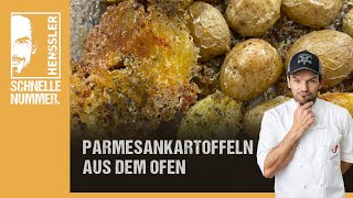 Schnelles Parmesankartoffeln aus dem Ofen Rezept von Steffen Henssler  Günstige Rezepte [upl. by Fayre]