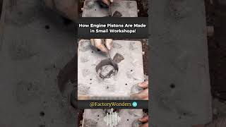 Amazing Sand Casting Process for Durable Engine Pistons shorts [upl. by Iatnahs919]