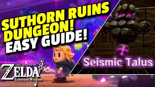 Zelda Echoes of Wisdom  Suthorn Ruins Dungeon Easy Guide 100 [upl. by Nilesoy]