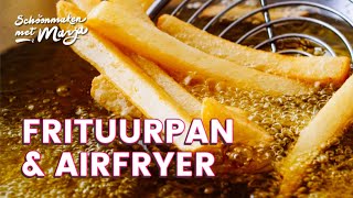 Frituurpan schoonmaken en airfryer schoonmaken 💦 Schoonmaken met Marja Middeldorp [upl. by Ahsemal]