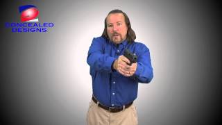 Concealed Carry Shirt for Men  Shoulder Holster Tutorial  by Concealed Designs [upl. by Josselyn]