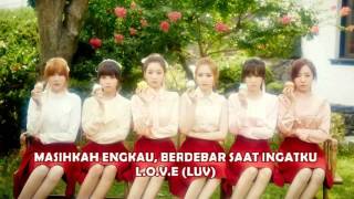 159 Apink  LUV Versi Bahasa Indonesia  Bmen [upl. by Shelden]