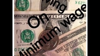 living on minimum wage [upl. by Akemed732]