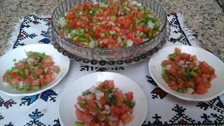 Salade marocaine rafraichissanteسلطة مغربية منعشة [upl. by Deena626]