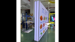 3D trade show booth light box [upl. by Retnuh]