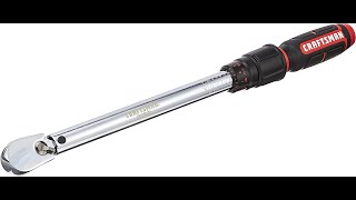 CRAFTSMAN Torque Wrench 38quot Drive My Review great durable tool [upl. by Pasco246]