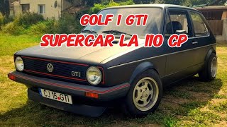 Golf 1 GTI  Supercar la 110cp [upl. by Fe]