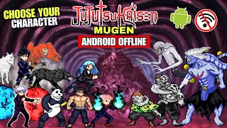 NEW JUJUTSU KAISEN MUGEN V2 FULL CHARACTERS Anime Mugen ANDROID [upl. by Aurore7]