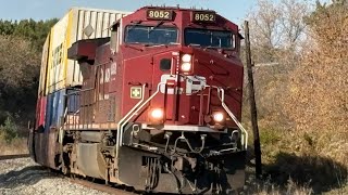 CN CP 8052 amp CN 2907 at Palgrave OCT 20 2024 [upl. by Aztirak]