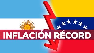 ARGENTINA TIENE LA INFLACIÓN MÁS ALTA DEL MUNDO marcó 255 y superó a VENEZUELA [upl. by Giacobo311]