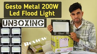 Best 200Watt LED Flood Light For Out Door Unboxing And Review [upl. by Rovelli974]