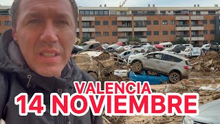 ¿VALENCIA NORMALIZADA🇪🇸 14 NOVIEMBRE así está PAIPORTA [upl. by Ahsauqram134]