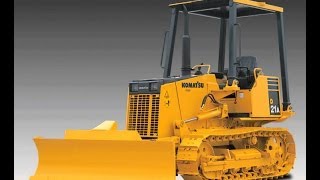 KOMATSU D21A8E0  D21P8E0 Dozers [upl. by Anehc182]