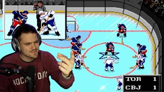 NHL 94 REWIND GAMEPLAY IS IT GOOD [upl. by Irpac39]