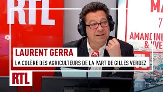 Laurent Gerra  la colère des agriculteurs de la part de Gilles Verdez [upl. by Flam108]