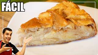 DELICIOSA TARTA de MANZANA 🥧🍏 Receta FÁCIL y RÁPIDA  ¡No te la pierdas  1080 [upl. by Christiane]