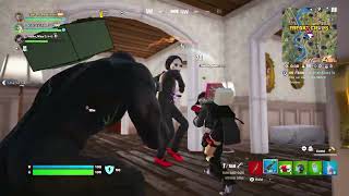 Fortnite C5S4 with Nina and Yuua 101924  Fortnitemares 2024 pranking Nina with the TV with Billy [upl. by Reerg]