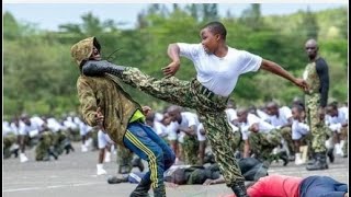 See what NYS Taekwondo recruits did in front of President Ruto during their passout parade [upl. by Gerg]