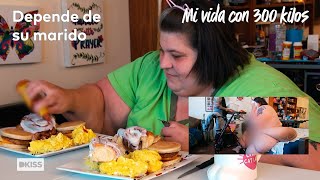 No se puede levantar de la cama y hace todas las tareas ahí  Mi vida con 300 kilos [upl. by Chrissy]