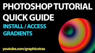 How To Load  Replace Colorful Gradients In Photoshop [upl. by Gui]