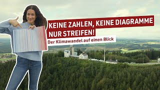 Keine Zahlen keine Diagramme nur Streifen Der Klimawandel auf einen Blick [upl. by Lail]