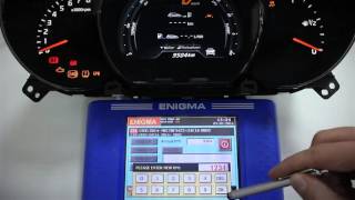 Kia ceed NEC  24C16 with enigmatool odometer programmer [upl. by Par]