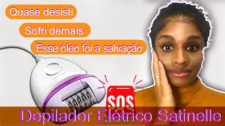 QUASE ARRANQUEI O QUE NÃO DEVIA MINHA EXPERIÊNCIA COM O DEPILADOR PHILIPS SATINELLE [upl. by Enrica642]