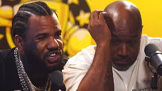 THE GAME Defends NIPSEY HUSSLE Legend Status vs WACK 100  Compares JESUS How They Met TOUR BEEF [upl. by Ynavoj]