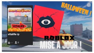 la mise a jour dhalloween de mon jeu roblox et la [upl. by Fagen]