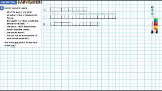 Bar Model solution to word problem 30 Nov 2021 Barvember [upl. by Cherlyn]