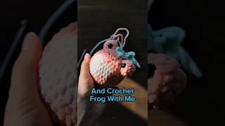 Lets Crochet Plushie Frog With Me 🔹 Free Amigurumi Tutorial shorts [upl. by Llejk181]