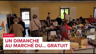 Nogent  un dimanche au marché du gratuit [upl. by Sheets]