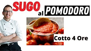 SUGO al POMODORO da CHEF cotto 4 ore Se Famo du SPAGHI [upl. by Sedecrem]