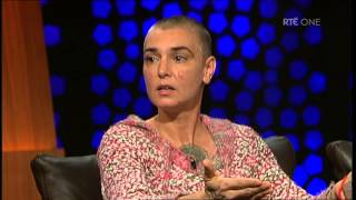 Sinead OConnor responds to Miley Cyrus  The Late Late Show [upl. by Mashe]