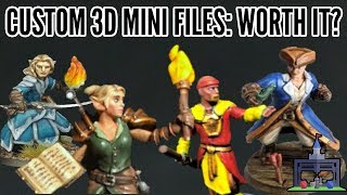 3D Printing Your Own HeroForge Minis Is It Worth It HeroForge STL File Review [upl. by Infield]