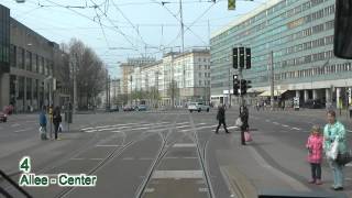 Straßenbahn Magdeburg linia 4 [upl. by Walcoff]