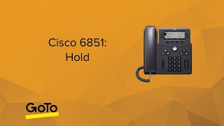 Cisco 6851 Hold [upl. by Siurad]