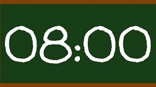 8 Minute Timer Chalkboard [upl. by Trebeh]