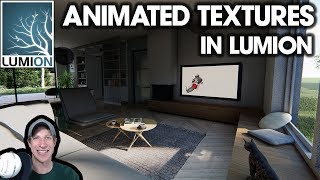 Creating an ANIMATED TV TEXTURE in Lumion [upl. by Winthorpe]