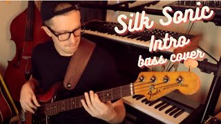 Silk Sonic  Silk Sonic Intro  Bass Cover [upl. by Towill]