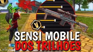 SENSI IGUAL XIT 🤪🔥 a MELHOR SENSIBILIDADE DO MUNDO DE FREE FIRE para você amassar [upl. by Lightman]