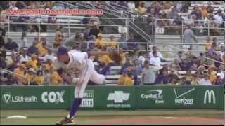 Kevin Gausman Slow Motion Pitching Mechanics  Baseball Baltimore Orioles MLB Tips Drills LSU [upl. by Ybrek]