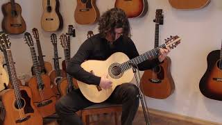 Manuel Guillena 2019  highquality handbuilt concert level guitar with fantastic sound [upl. by Wil]