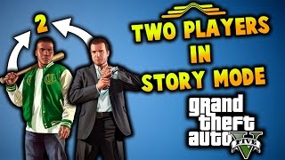 How To Play Multiplayer In GTA 5 Story Mode Single Player [upl. by Sinnelg415]