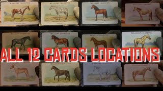 HORSE BREEDS CIGARRETTE CARDS LOCATIONS  RED DEAD REDEMPTION 2 [upl. by Nahtaj71]