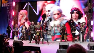 Cosplay Stage Entries at Comic Con 2017 The Witcher [upl. by Tewell]