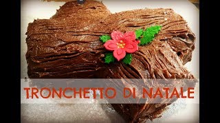 TRONCHETTO DI NATALE SENZA COTTURA ricetta semplice e veloce Fatto in casa in pochi minuti 2CK [upl. by Wilfred]