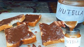 Homemade Nuttella  Nocilla Recipe For kids  How to Make Nuttella Recipe  easy recipe [upl. by Hofstetter]