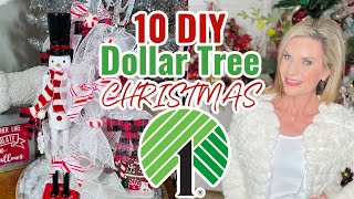 🎄10 DIY DOLLAR TREE CHRISTMAS 🎄quotI Love Christmasquot ep 21 Olivias Romantic Home DIY [upl. by Nylkoorb]