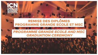 Remise des diplômes ICN Programmes Grande École amp MSc 2024 [upl. by Enawtna]